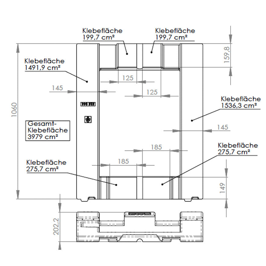 Der Soflatech PV-Träger